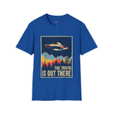 The Truth Is Out There Vintage Alien T Shirt, Retro UFO Graphic Tee, Space Streetwear Shirt