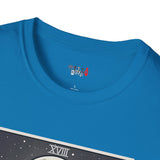 The Moon XVIII Tarot Card T Shirt, Mystic Graphic Tee, Spiritual Shirt