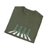 Walking Across Abbey Road Alien T Shirt for Men/Women, Funny UFO Shirt, Sci Fi Graphic Tee