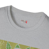 Smoking Mona Lisa Funny Weed T Shirt, Cannabis Graphic Tee, 420 Stoner Shirt