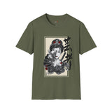 Warrior Fem Japanese Samurai T Shirt, Asian Graphic Tee, Bushido Warrior Shirt