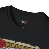 XIII Death Grim Reaper Tarot Card T Shirt, Mystic Graphic Tee, Spiritual Shirt