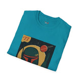77 Bounty Hunter Blaster Retro Space T Shirt, Vintage Sci Fi Graphic Tee, Galaxy Shirt
