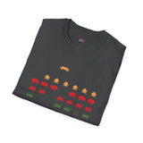 Game Over Vintage Alien T Shirt, Retro UFO Graphic Tee, Space Streetwear Shirt