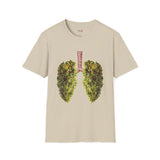 Weed Lungs Funny Weed T Shirt, Cannabis Graphic Tee, 420 Stoner Shirt