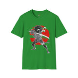 Afro Samurai Queen Japanese Samurai T Shirt, Asian Graphic Tee, Bushido Warrior Shirt