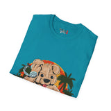 DJ Teddy Bear Unisex Softstyle T-Shirt