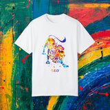 LEO Watercolor Unisex Garment-Dyed T-shirt