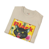 Black Cat Firecrackers Funny T Shirt Relatable Meme Tee Sarcastic Humor Graphic Shirt