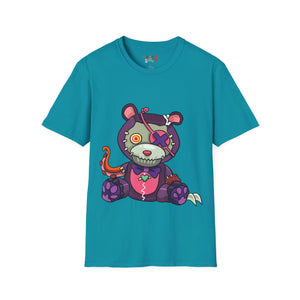 Squid Arm Teddy Bear Unisex Softstyle T-Shirt