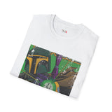 Bounty Hunter Blaster Retro Space T Shirt, Vintage Sci Fi Graphic Tee, Galaxy Shirt