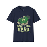 Bear Don't Care Funny Weed T Shirt, Cannabis Graphic Tee, 420 Stoner Shirt
