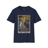 The Tower XVI Tarot Card T Shirt, Mystic Graphic Tee, Spiritual Shirt