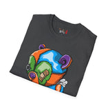 Tired Colorful Bear Unisex Softstyle T-Shirt