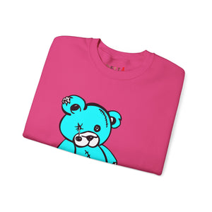 Missing Button Eye Teddy Bear Sweatshirt