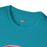 Neon Glitch Alien T Shirt for Men/Women, Funny UFO Shirt, Sci Fi Graphic Tee