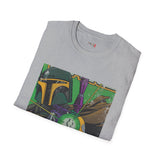 Bounty Hunter Blaster Retro Space T Shirt, Vintage Sci Fi Graphic Tee, Galaxy Shirt