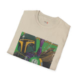 Bounty Hunter Blaster Retro Space T Shirt, Vintage Sci Fi Graphic Tee, Galaxy Shirt
