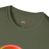 Neon Peace Sign Alien T Shirt for Men/Women, Funny UFO Shirt, Sci Fi Graphic Tee