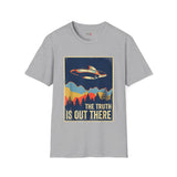 The Truth Is Out There Vintage Alien T Shirt, Retro UFO Graphic Tee, Space Streetwear Shirt