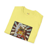 TIger Samurai Warrior Japanese Samurai T Shirt, Asian Graphic Tee, Bushido Warrior Shirt
