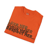 Love HER Protect HER Unisex Softstyle T-Shirt