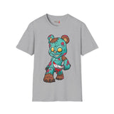 Dirty Evil Teddy Bear Unisex Softstyle T-Shirt