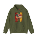 Afro American Queen Heavy Blend Unisex Hoodie