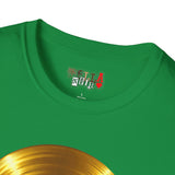 Melting Gold Record Unisex Softstyle T-Shirt