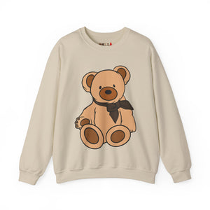 Brown Scarf Teddy Bear Sweatshirt