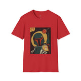 77 Bounty Hunter Blaster Retro Space T Shirt, Vintage Sci Fi Graphic Tee, Galaxy Shirt