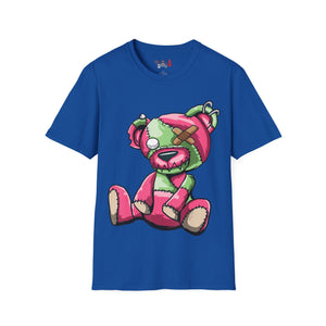 Bandaid Eye Teddy Bear Unisex Softstyle T-Shirt