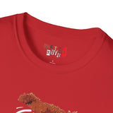 Cool Drippy Bear Unisex Softstyle T-Shirt