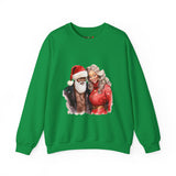 Black Santa 14 Unisex Heavy Blend™ Crewneck Sweatshirt