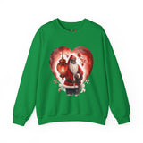 Black Santa 49 Unisex Heavy Blend™ Crewneck Sweatshirt