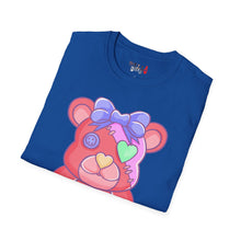 Load image into Gallery viewer, Orange Heart Eye Teddy Bear T-shirt
