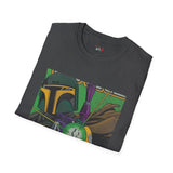 Bounty Hunter Blaster Retro Space T Shirt, Vintage Sci Fi Graphic Tee, Galaxy Shirt