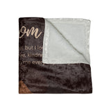 To My Mom From Daughter 4 Crushed Velvet Blanket