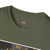 The Tower XVI Tarot Card T Shirt, Mystic Graphic Tee, Spiritual Shirt