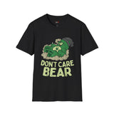 Bear Don't Care Funny Weed T Shirt, Cannabis Graphic Tee, 420 Stoner Shirt