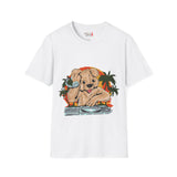 DJ Teddy Bear Unisex Softstyle T-Shirt