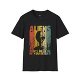 Aliens Don't Believe in You Either Vintage Alien T Shirt, Retro UFO Graphic Tee, Space Streetwear Shirt