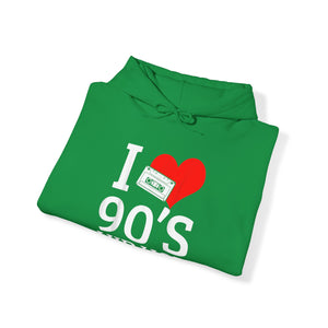 I Love 90's Hip Hop Heavy Blend Unisex Hoodie