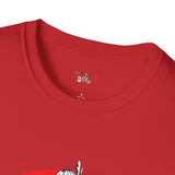 Red Moon Rising Japanese Samurai T Shirt, Asian Graphic Tee, Bushido Warrior Shirt