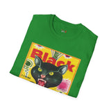 Black Cat Firecrackers Funny T Shirt Relatable Meme Tee Sarcastic Humor Graphic Shirt