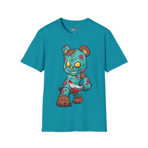 Dirty Evil Teddy Bear Unisex Softstyle T-Shirt