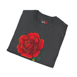 Rose Gramaphone Unisex Softstyle T-Shirt
