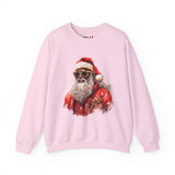 Black Santa Unisex Heavy Blend™ Crewneck Sweatshirt