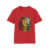 Smoking Rasta Lion Funny Weed T Shirt, Cannabis Graphic Tee, 420 Stoner Shirt