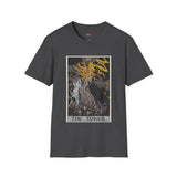 The Tower XVI Tarot Card T Shirt, Mystic Graphic Tee, Spiritual Shirt